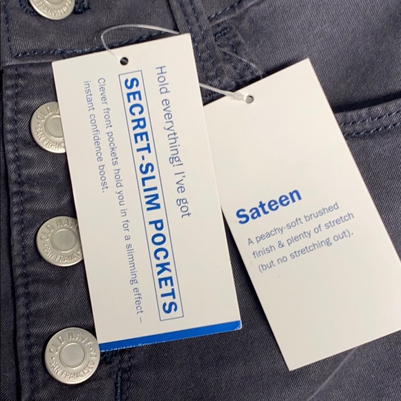 Grey Old Navy Rockstar Super Skinny High Rise Jeans, 4 - Picture 8 of 8